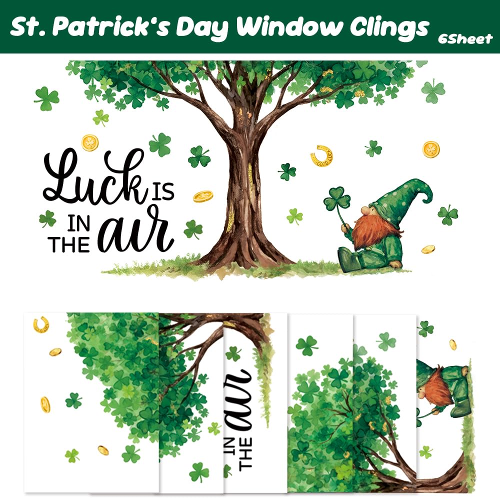 Double-sided PVC window cling visible from both sides