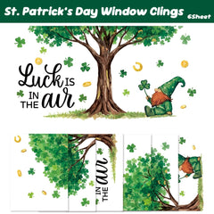 Double-sided PVC window cling visible from both sides