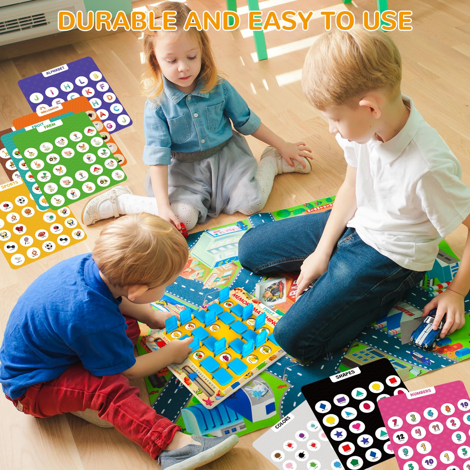 Shapes colors food numbers animals farm animals and vehicles themes in the game