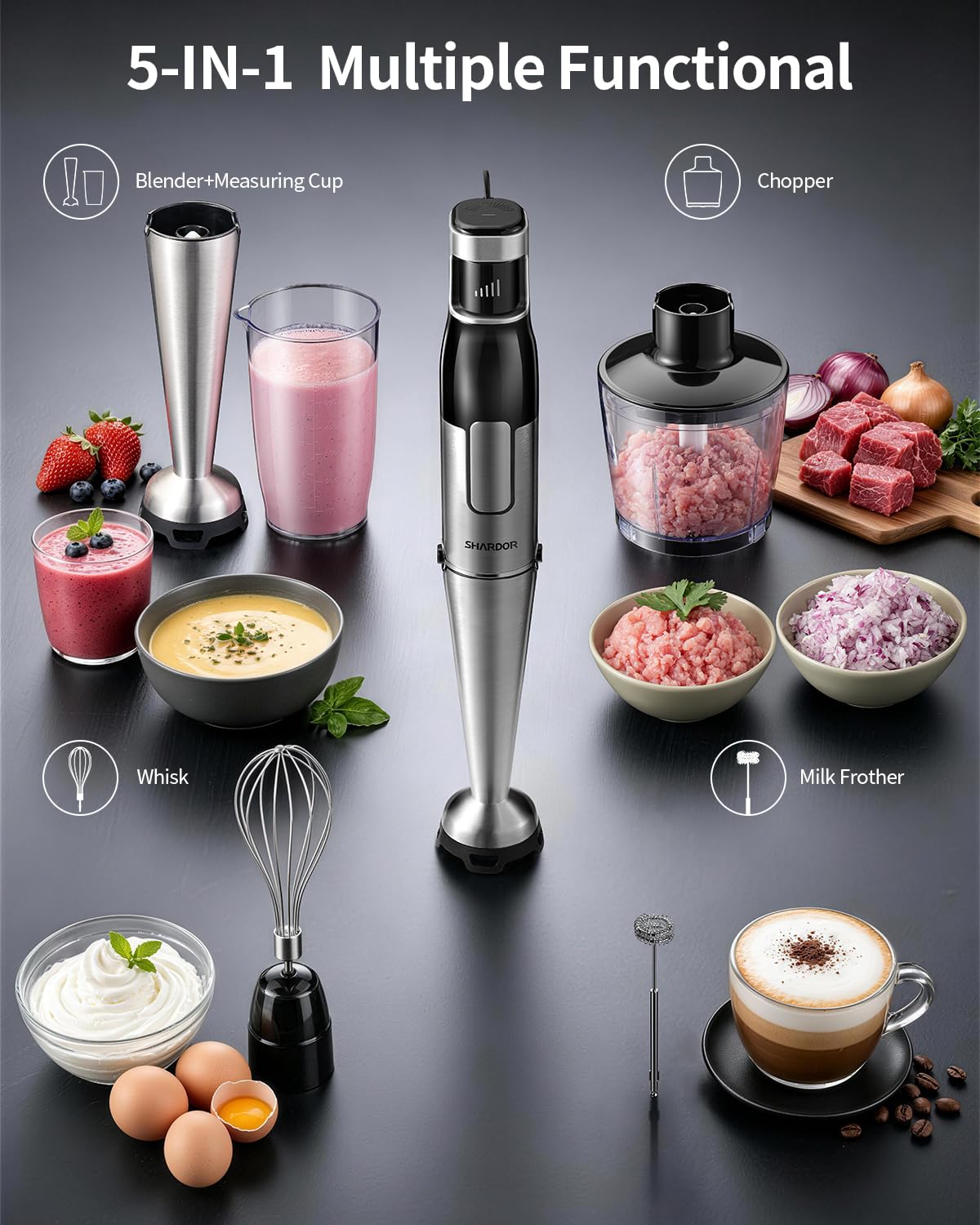SHARDOR 16oz chopper attachment image