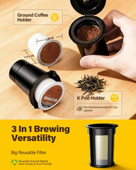 Hot and iced brew modes on SHARDOR coffee maker