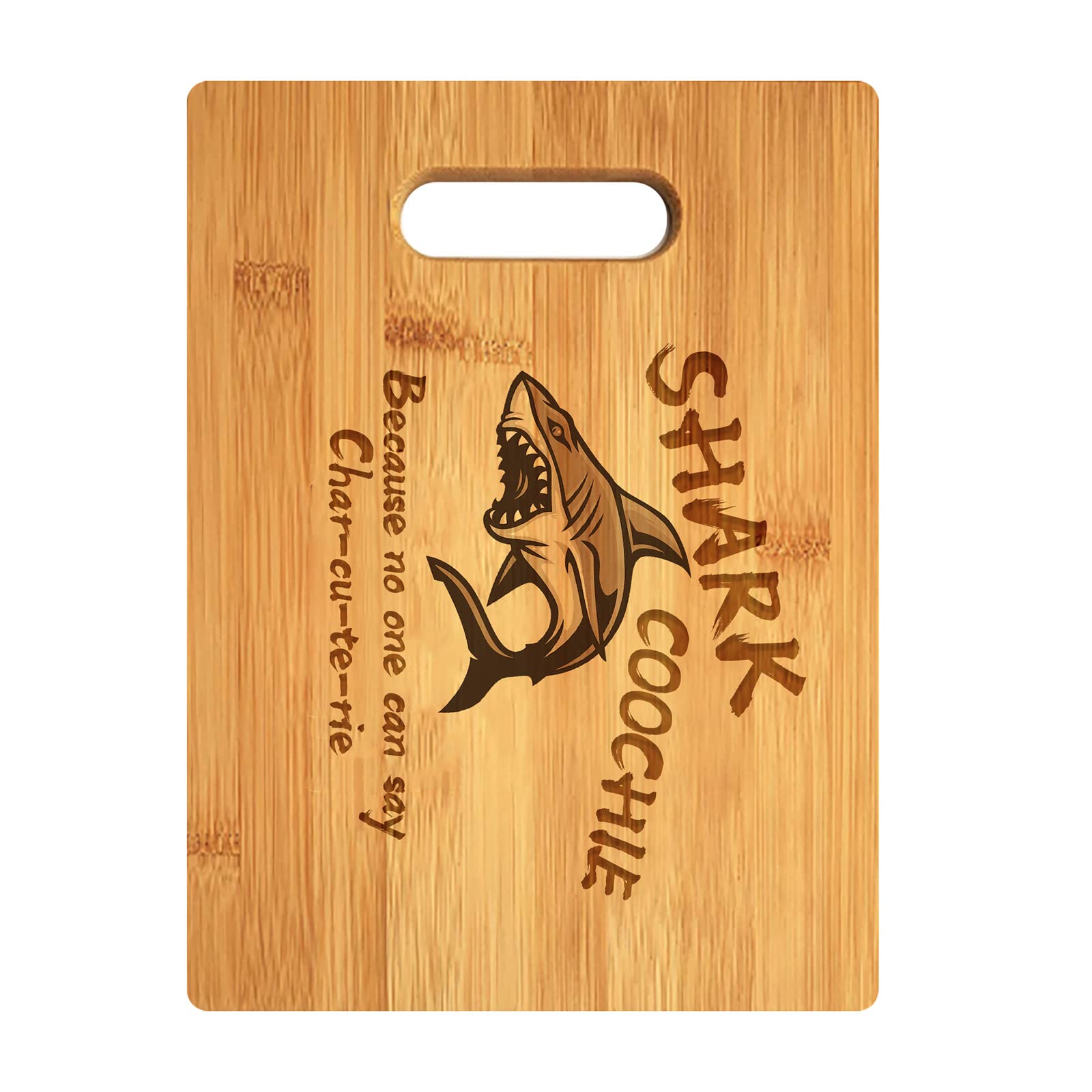 Shark Charcuterie Board bamboo cutting board