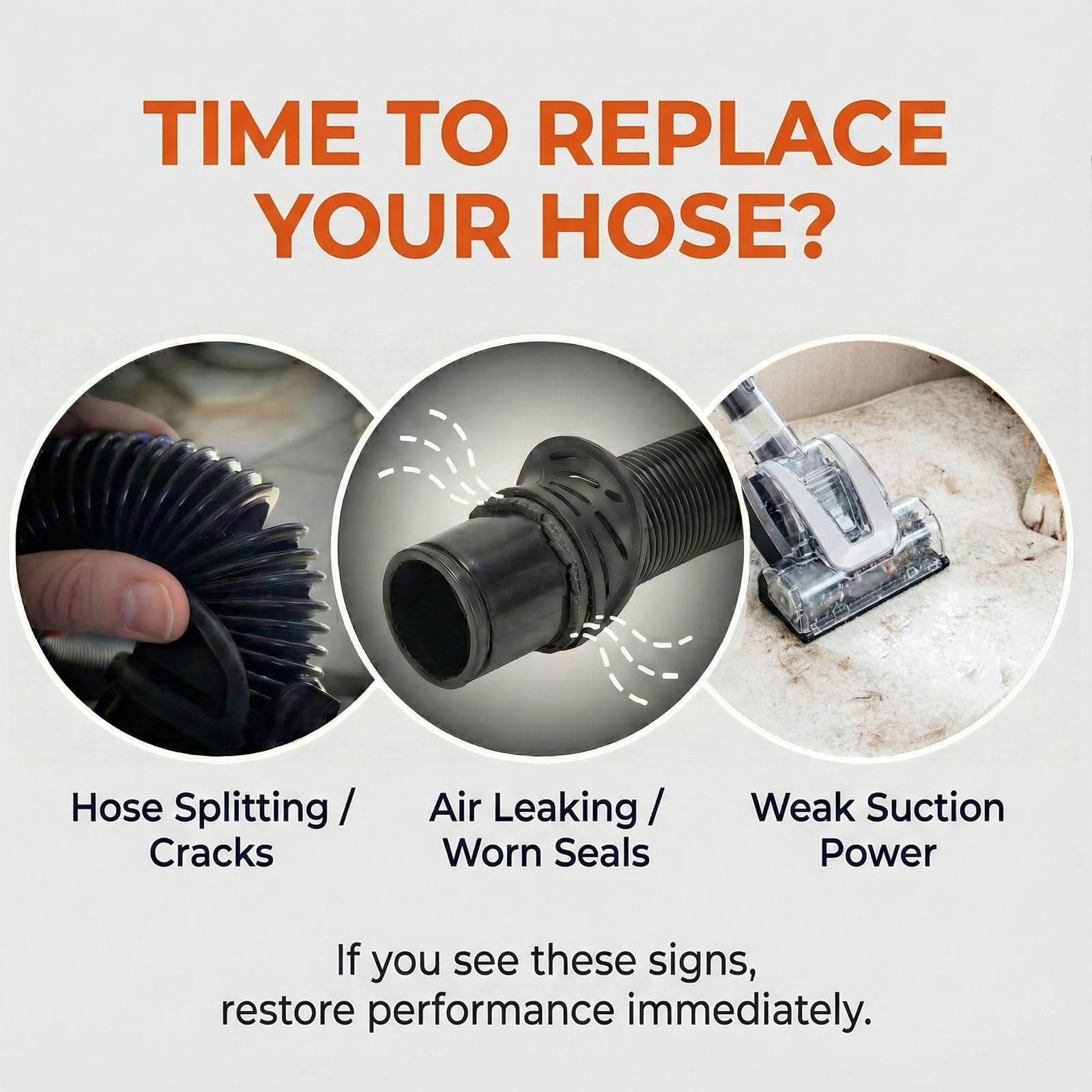 Shark replacement hose LA322 compatible