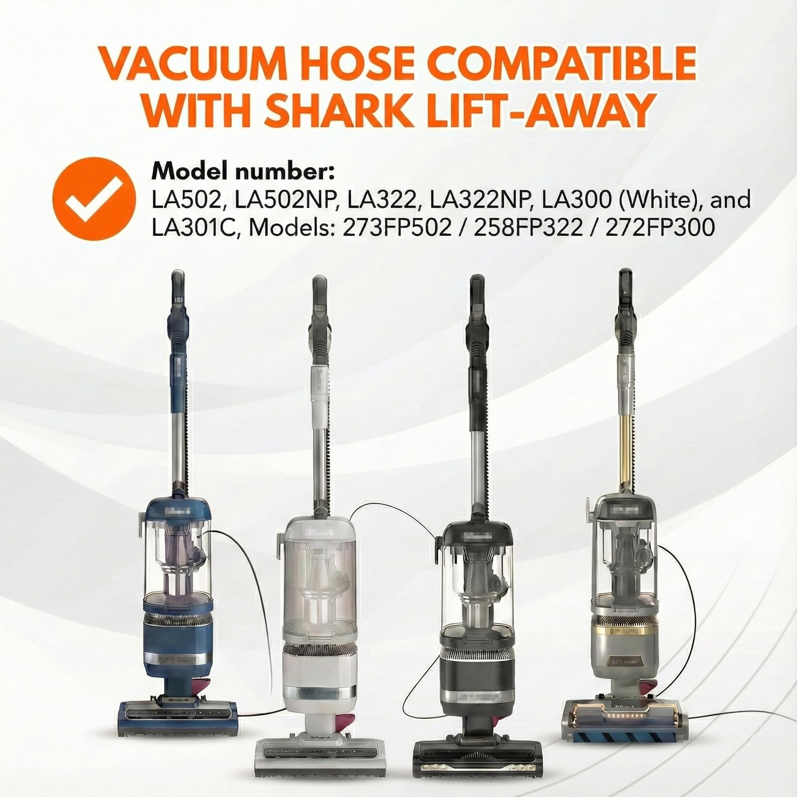 Shark replacement hose LA502NP compatible
