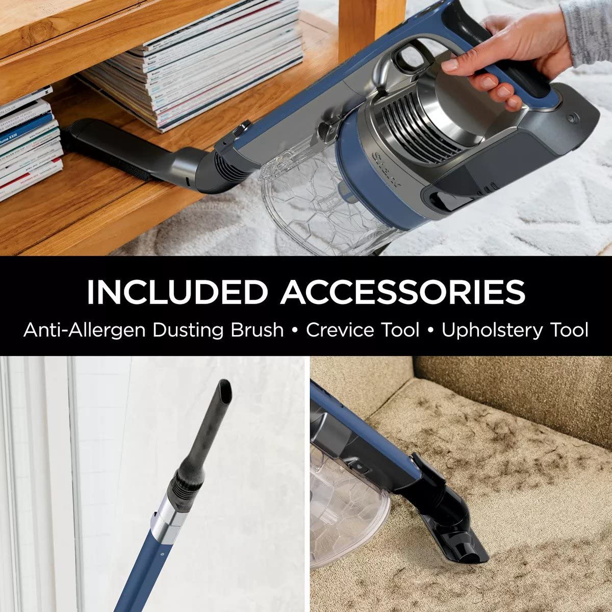 Shark IZ361H Cordless vacuum stick form factor