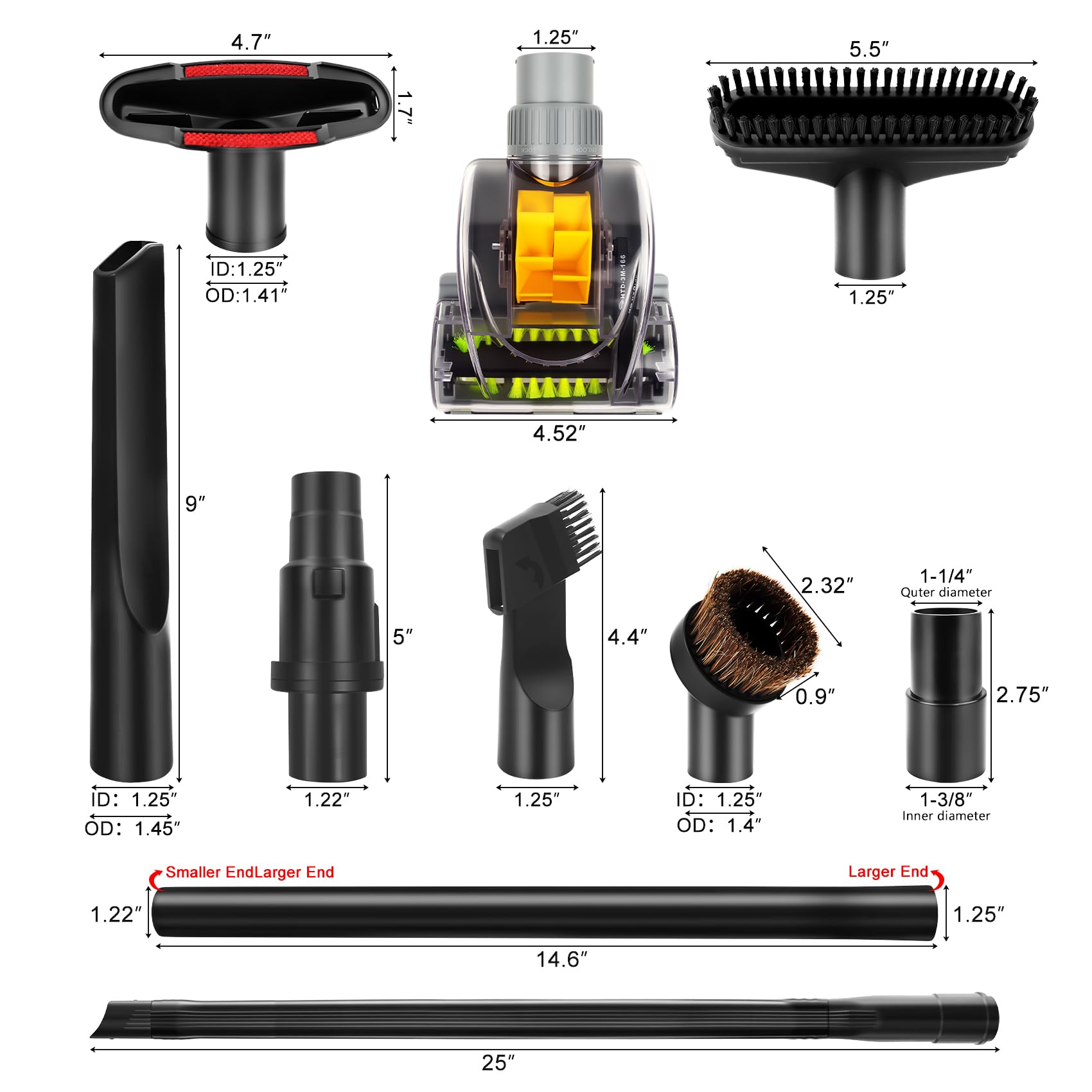 Shark Navigator Lift Away compatible accessories set