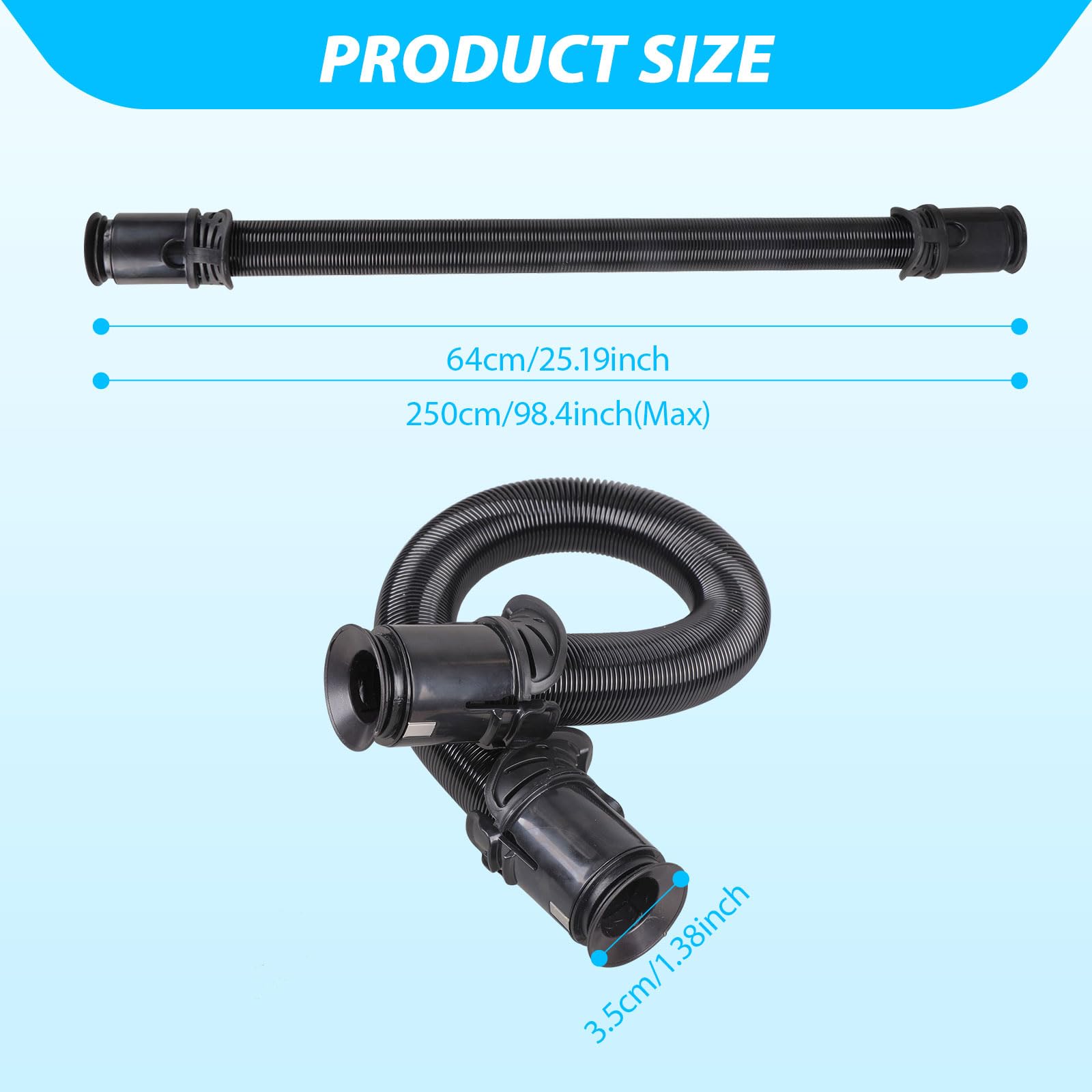 Shark replacement hose LA300 model close up
