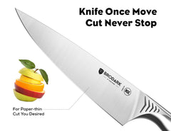 brodark shark series 8in bread knife blade detail