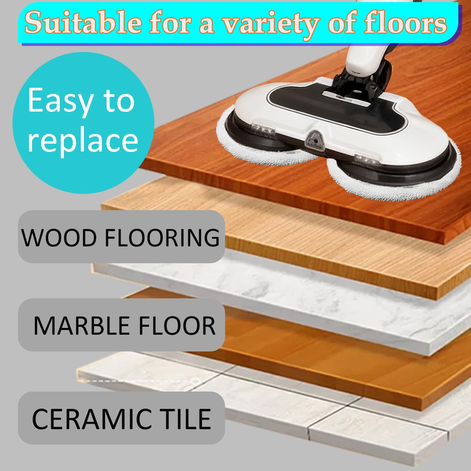 Shark S7000AMZ steam mop replacement pads