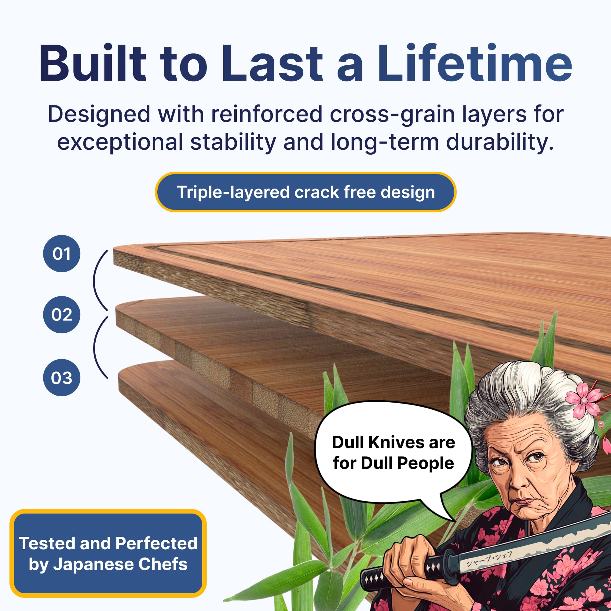Reversible design for double sided use