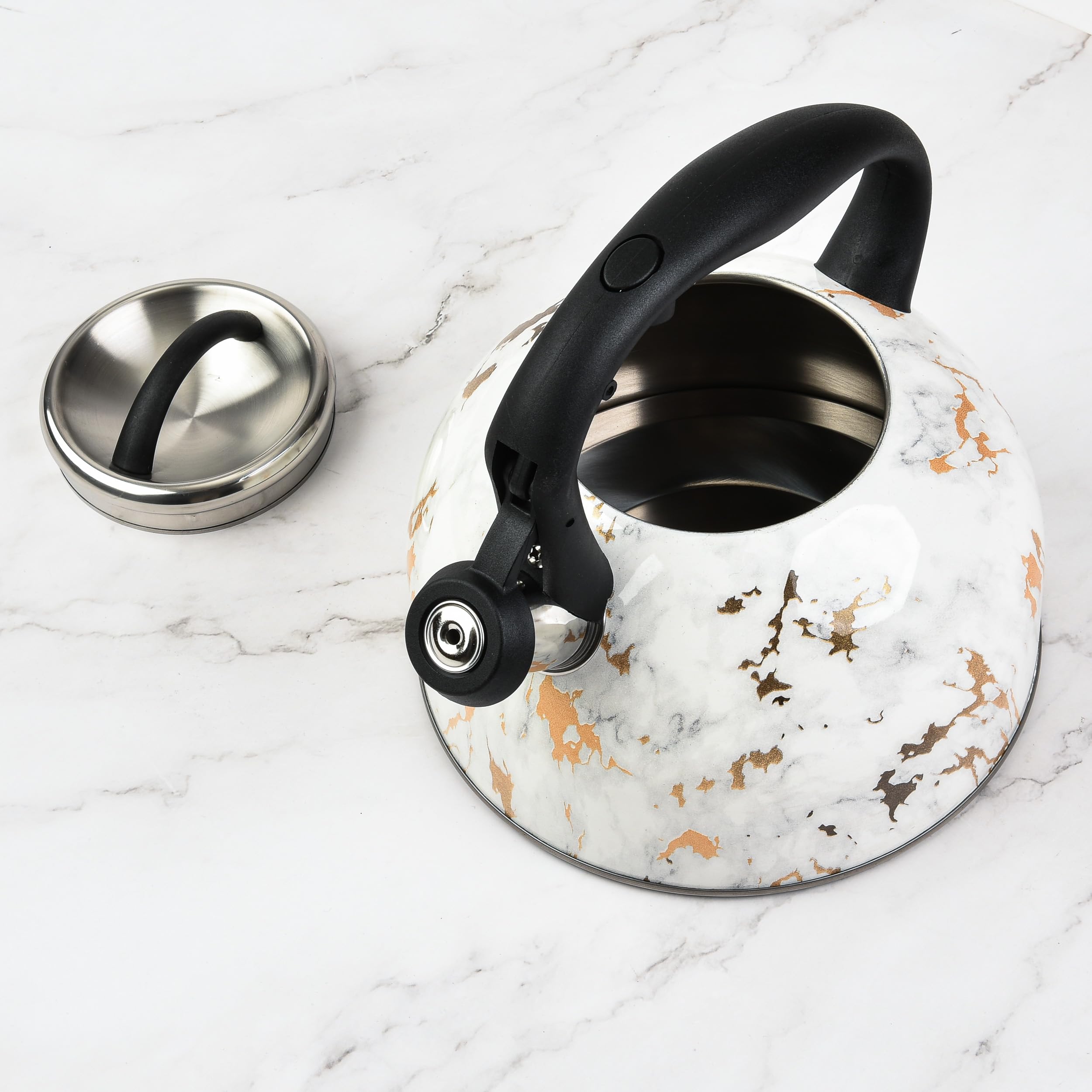 Gas electric glass range compatible tea kettle 3L SharpChef