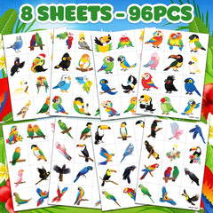 Tattoo sheets sized 6.3 by 4.7 inches