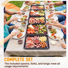 100 fruit forks included in Shellwei kit