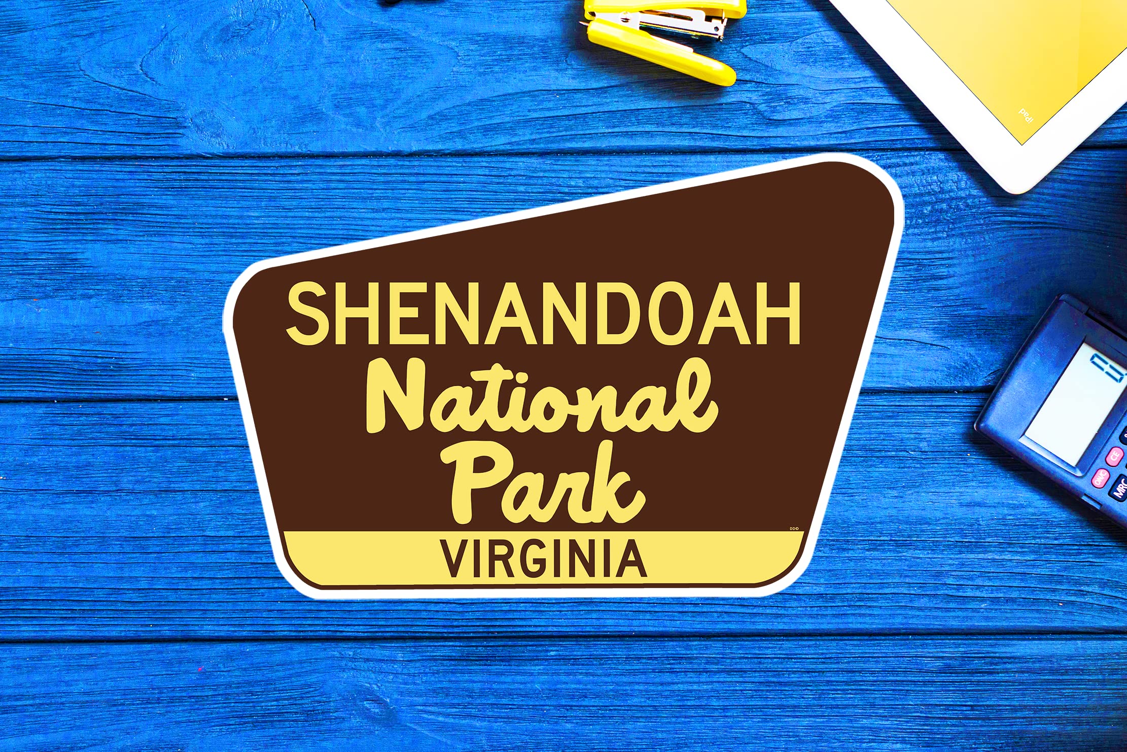 Indoor or outdoor vinyl sticker Shenandoah Virginia VA decorative decal on surfaces