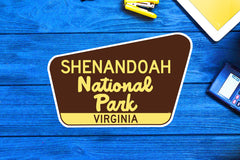 Indoor or outdoor vinyl sticker Shenandoah Virginia VA decorative decal on surfaces
