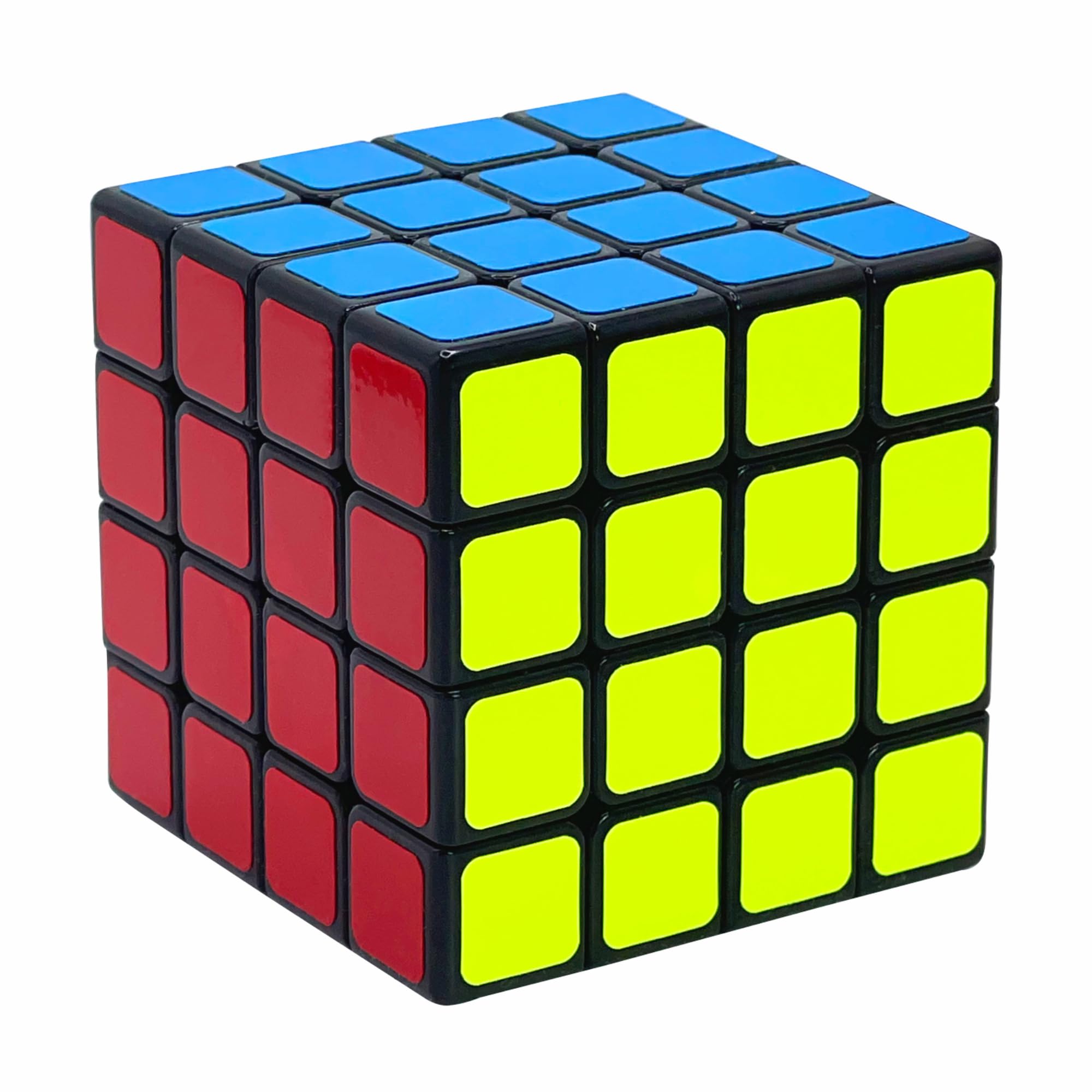 Shengshou 4x4x4 Puzzle Cube Black 60x60x60mm size