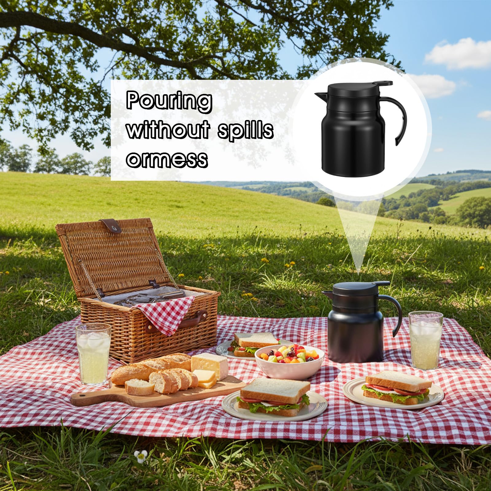 two-pack carafes suitable for home office parties