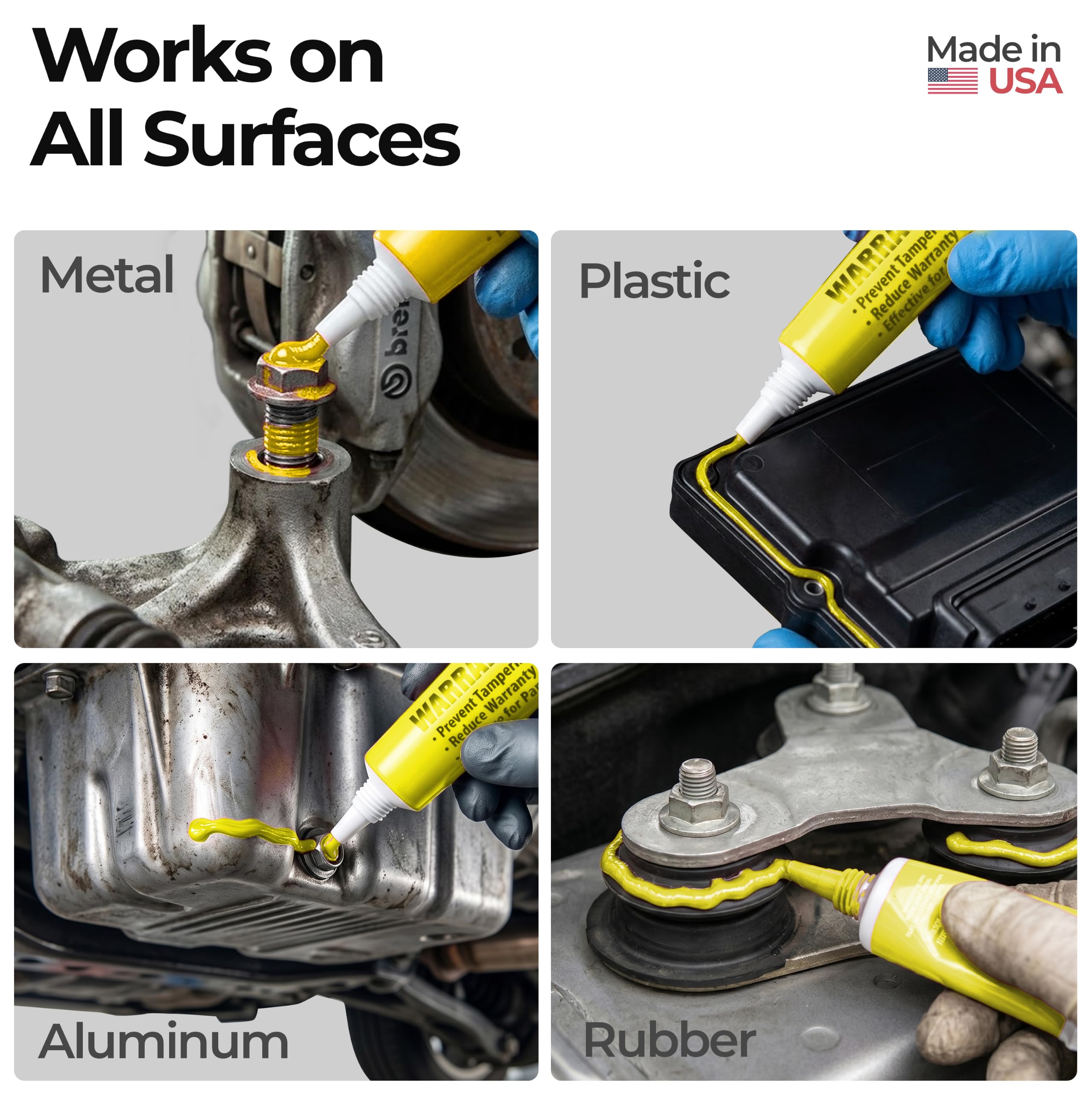 Made in USA Sherco-Auto torque seal packaging 1.8 oz
