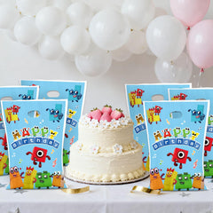 30 piece party gift bags number blocks kit for birthdays