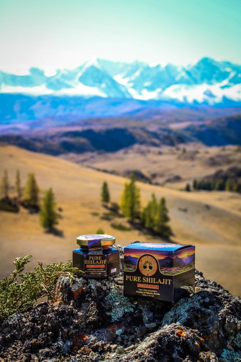 Shilajit Resin 100 g Altai mountains Siberia Russia