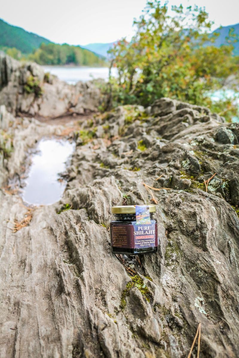 Shilajit resin no preservatives colorants aromas label
