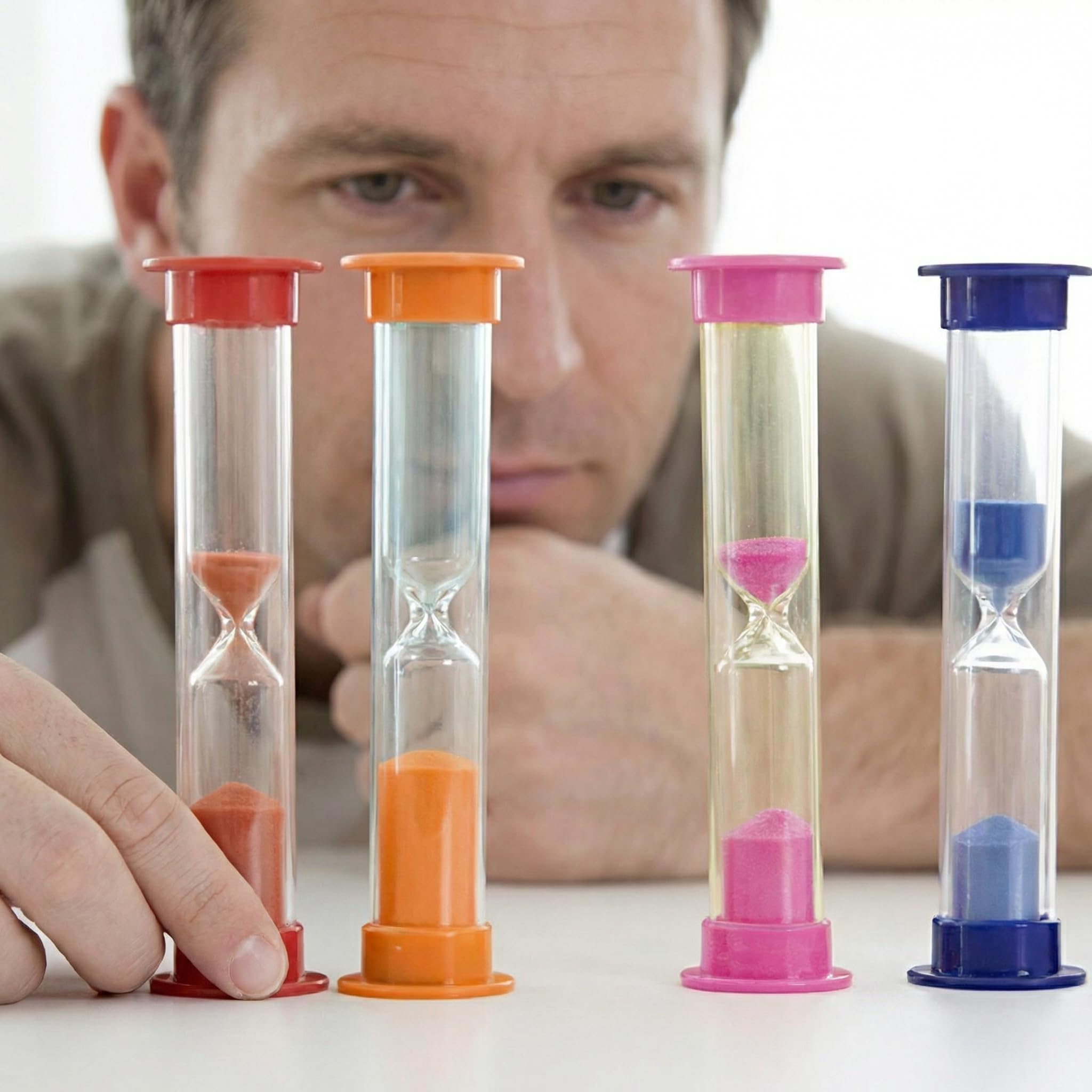 SHINDEL sand timer 12-pack for home or school