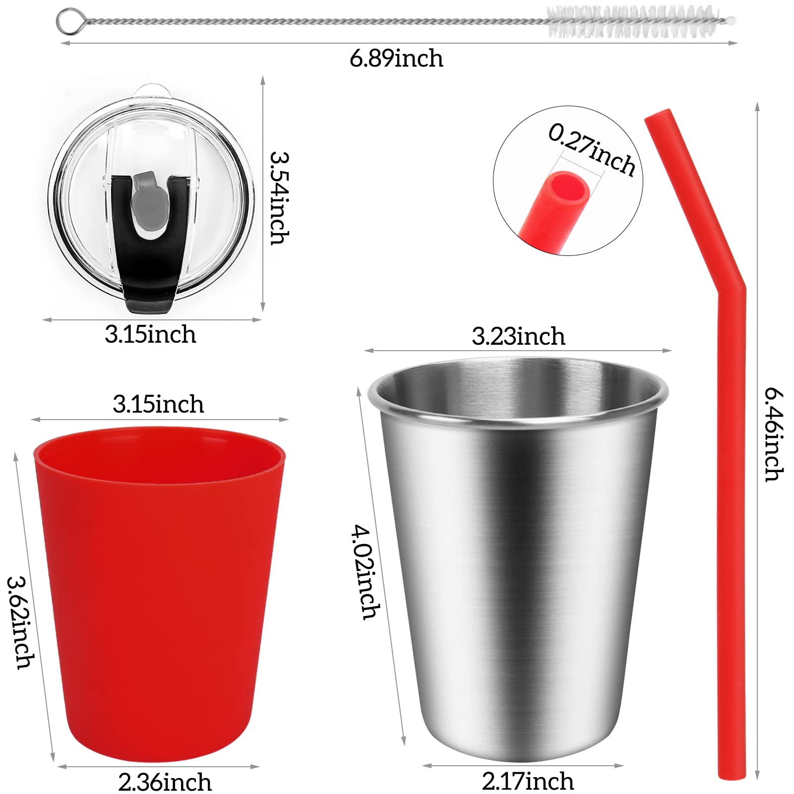 Leak proof lid on ShineMe toddler cup with straw hole