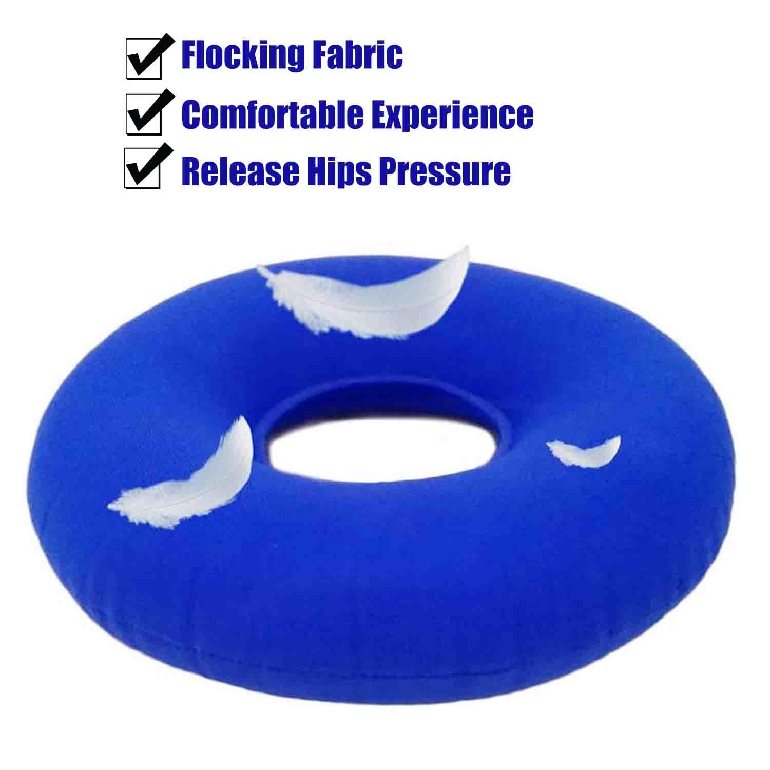 Tailbone relief donut pillow hemorrhoid cushion Shineyid 2pack
