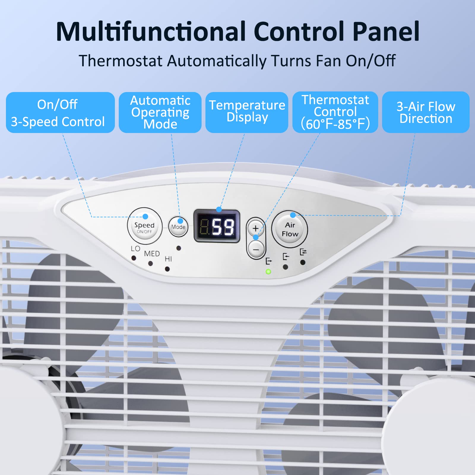 shinic ETL certified window fan with 1-year service