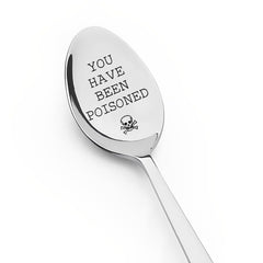 ShiQiao Spl Been Poisoned Spoon stainless steel gag spoon for coffee and tea lovers