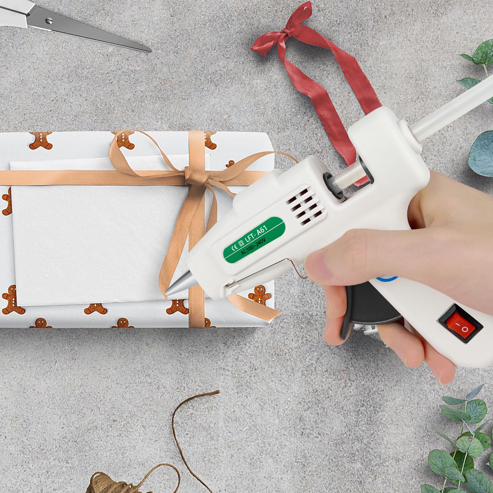 Compact SHJADE craft kit with glue gun and sticks
