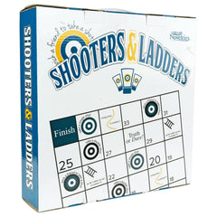 Board size 11.5 x 11.5 inches for Shooters & Ladders Drinking Game