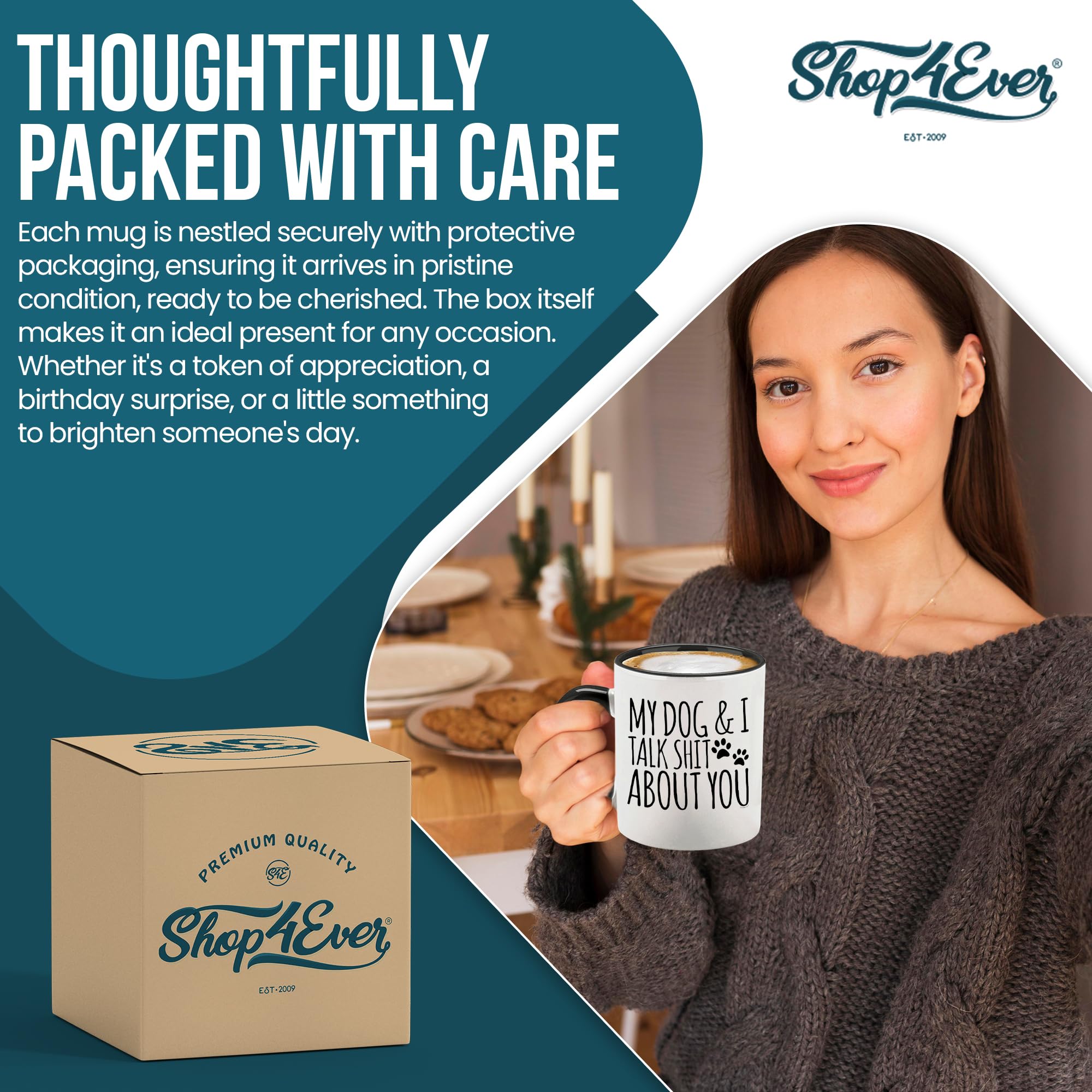 shop4ever microwave safe dishwasher safe mug 11 oz