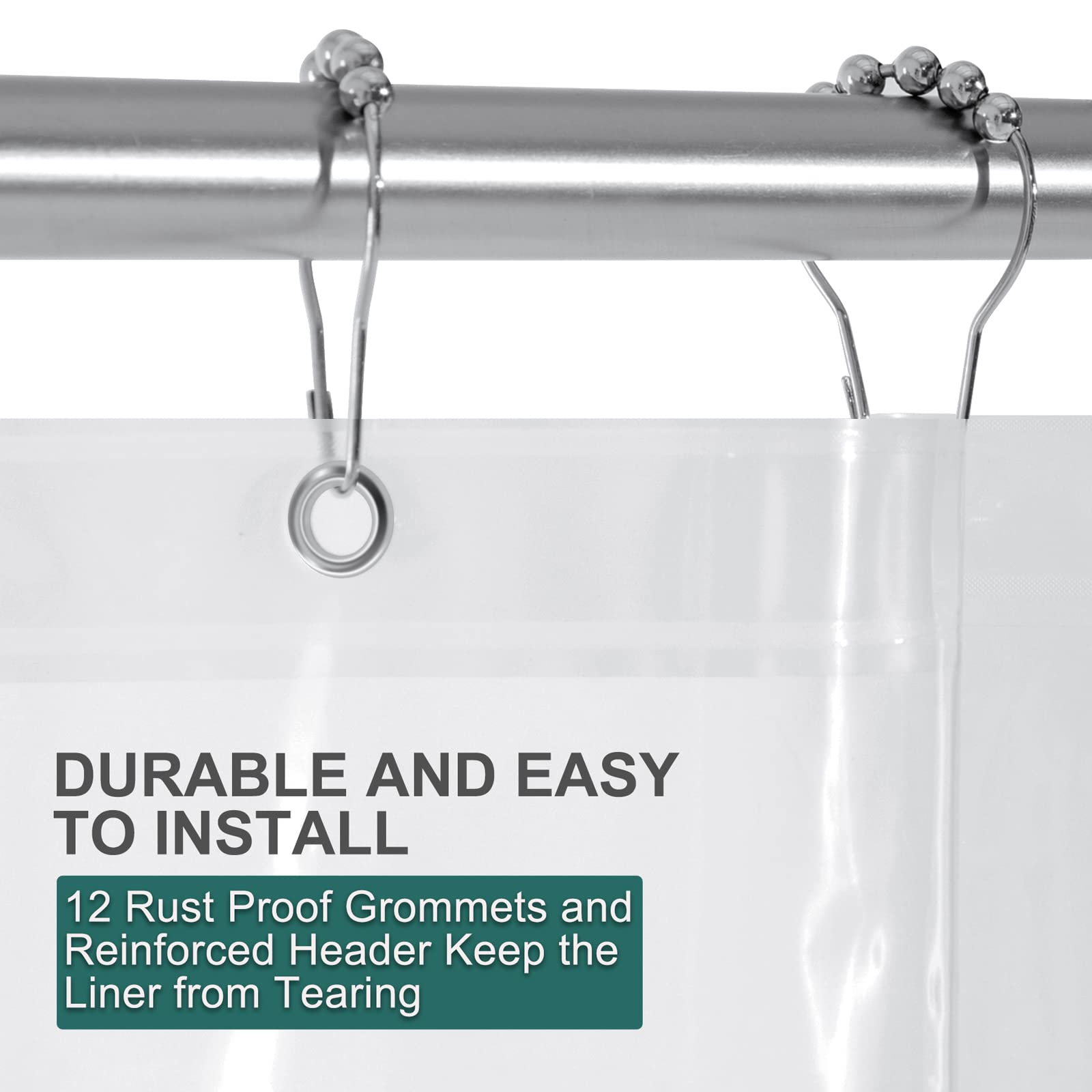 72x72 inches shower curtain fits standard showers
