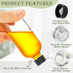 Cleaning brush for bottle interiors