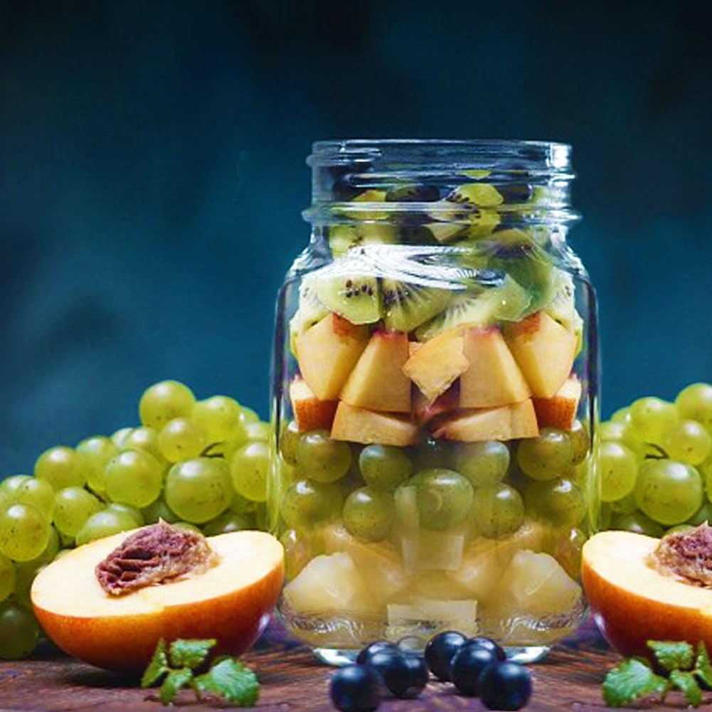 Airtight lids and regular mouth jars for sauces and salads
