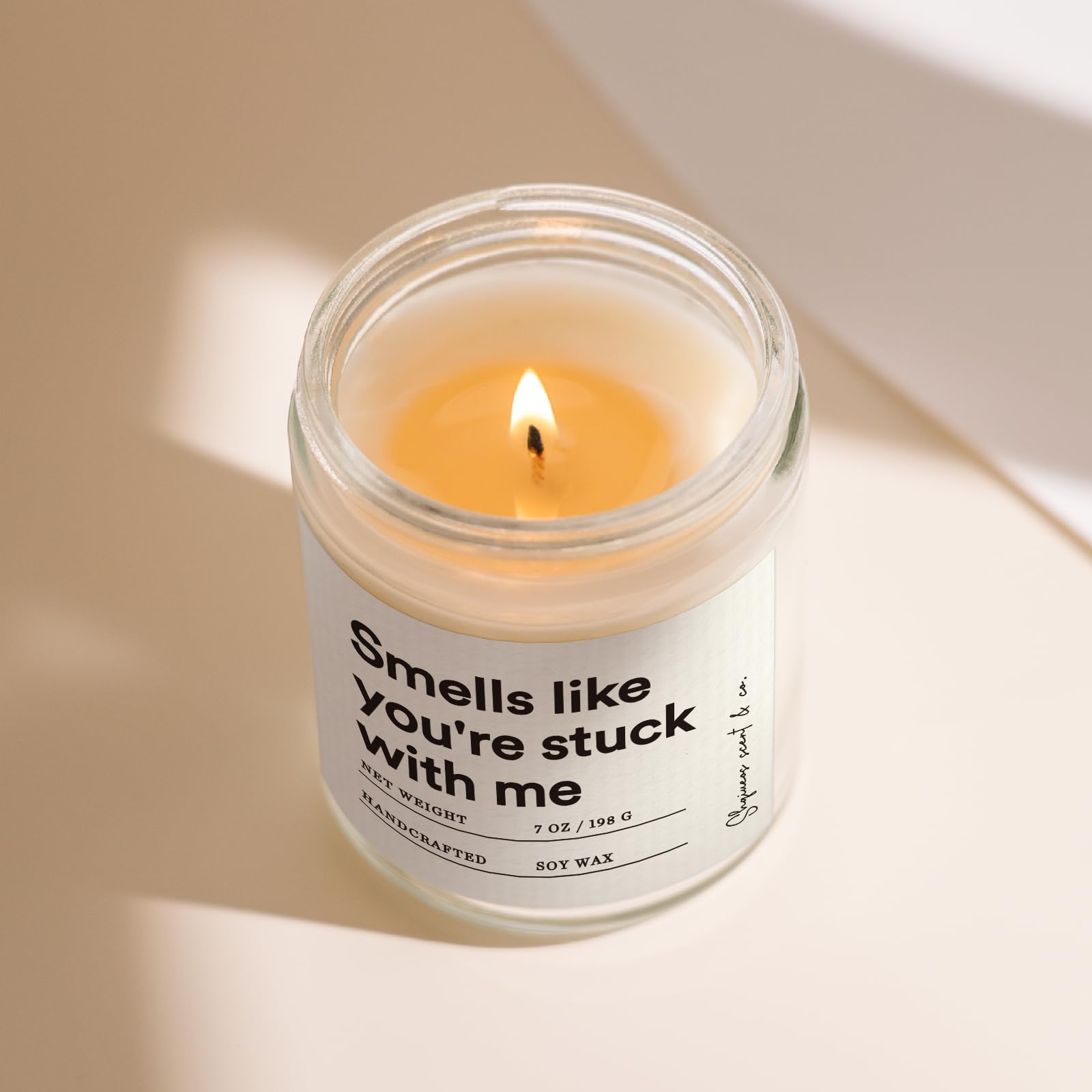 Shqiueos bestie gift candle for friends