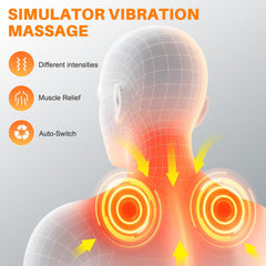 Airbag stretch feature on Shrandi neck massager pillow