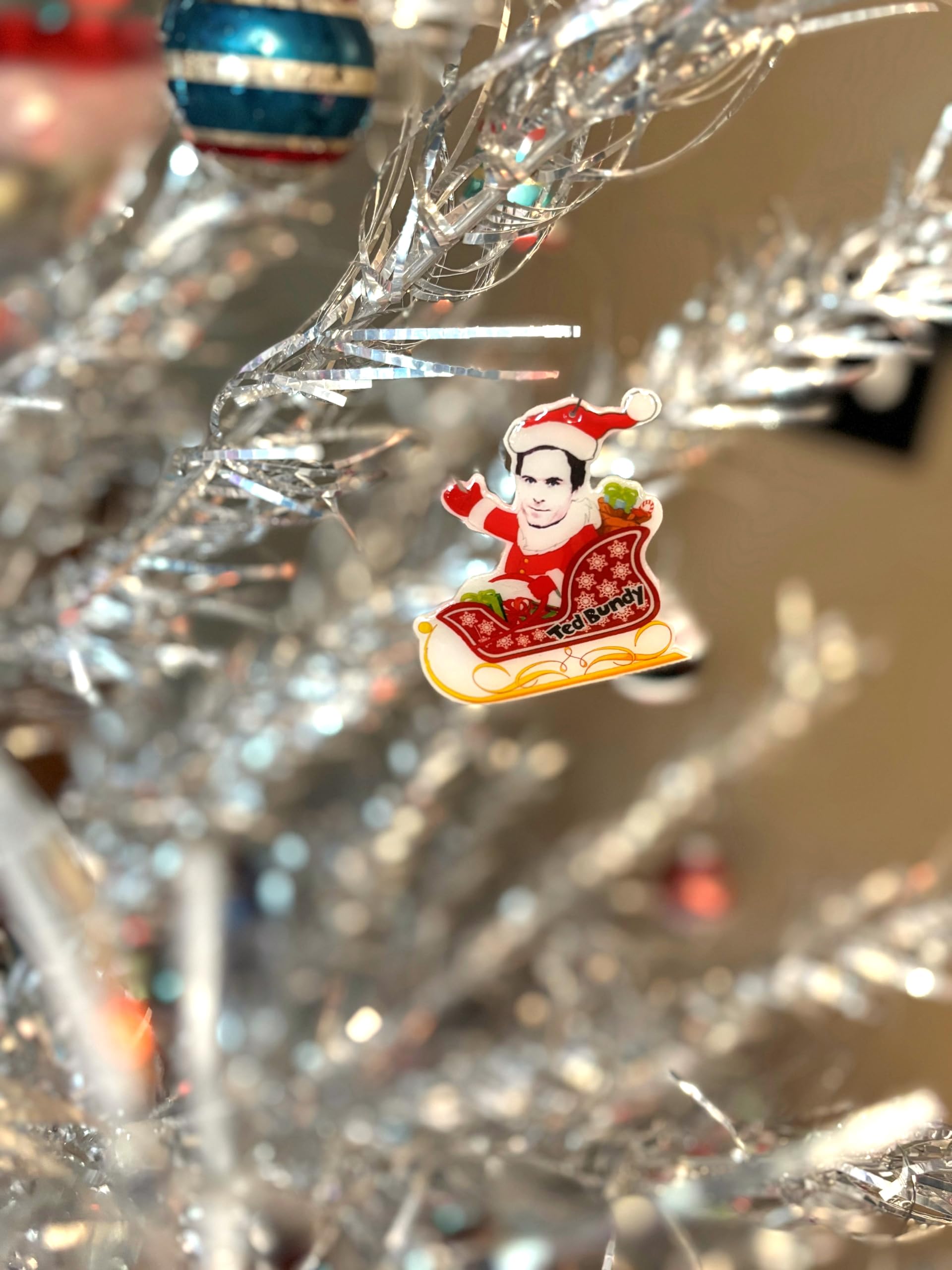 ornaments packaged in authentic evidence bags