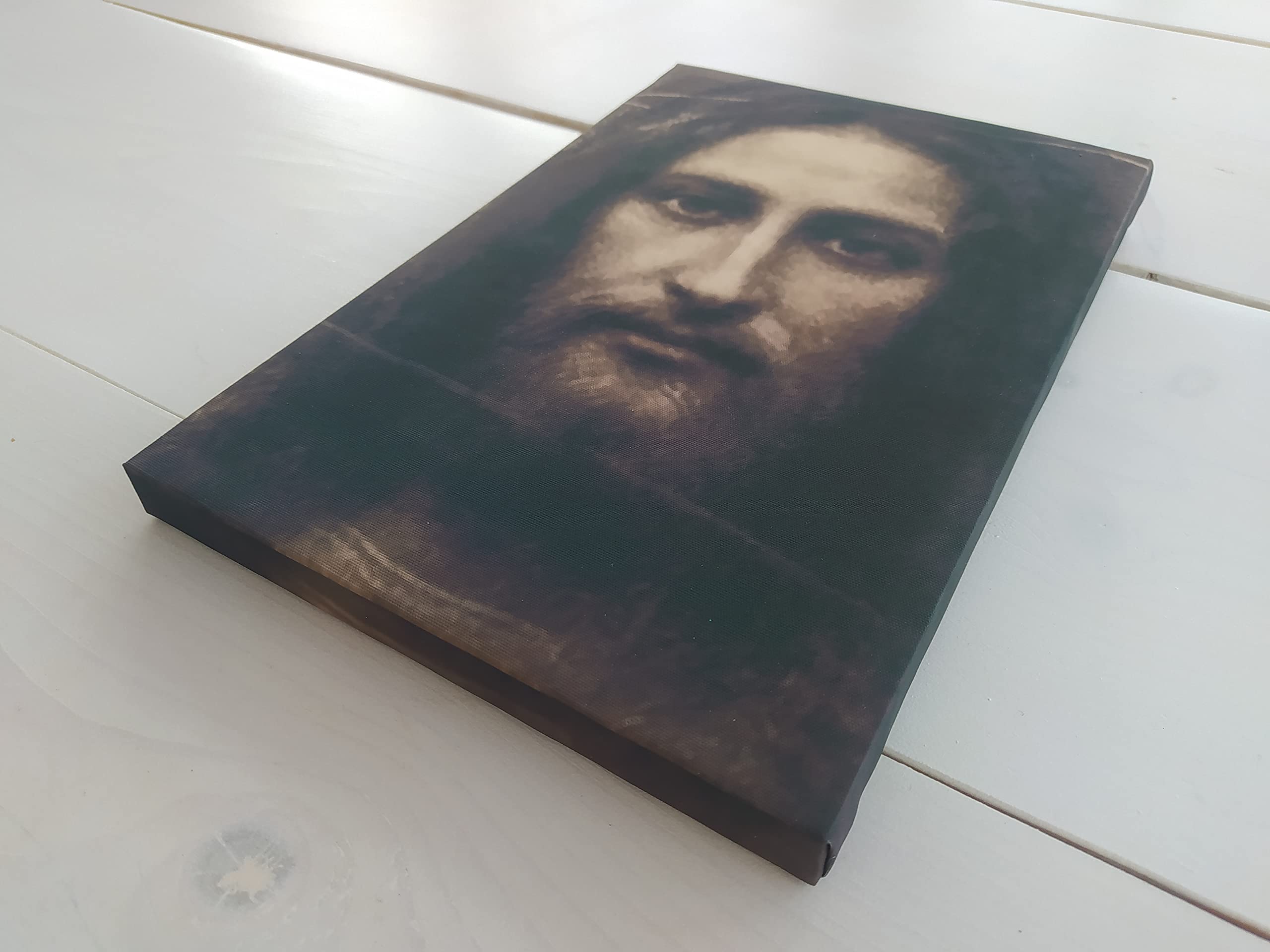 Museum-grade matte canvas Catholic icon print