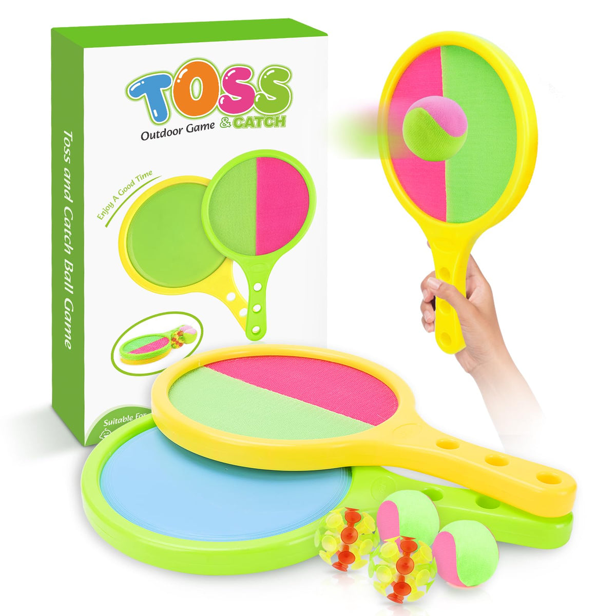 box and components of shuangjishan Toss and Catch Game for Kids