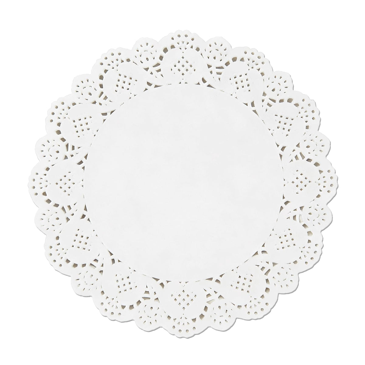 shuielai 10.5 inch white round lace paper doilies