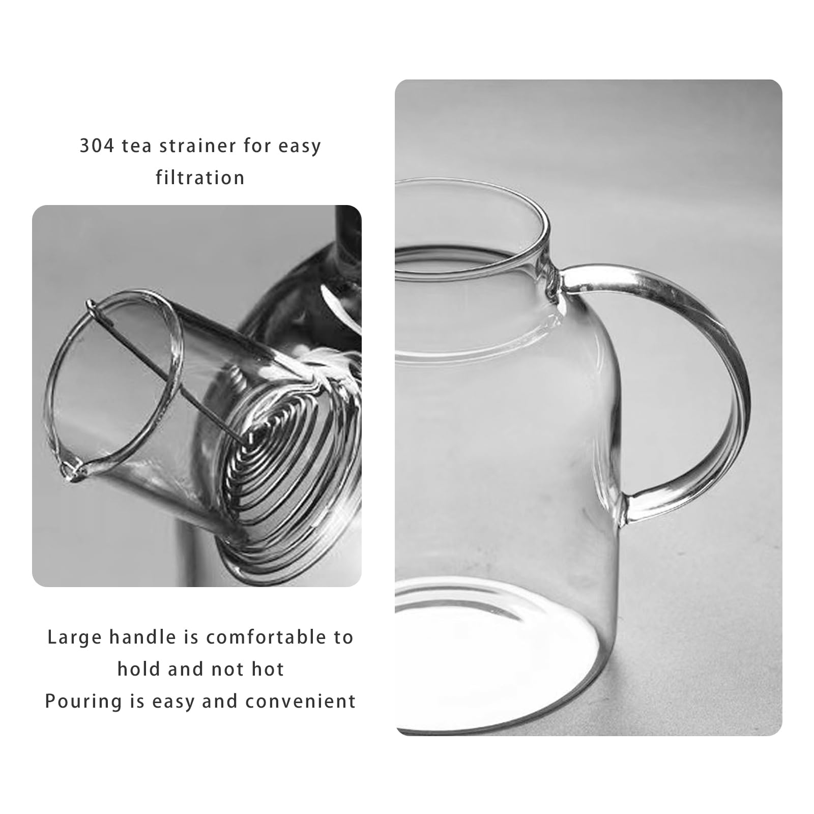 Airtight bamboo lid and insulated handle SHUWEICAO teapot