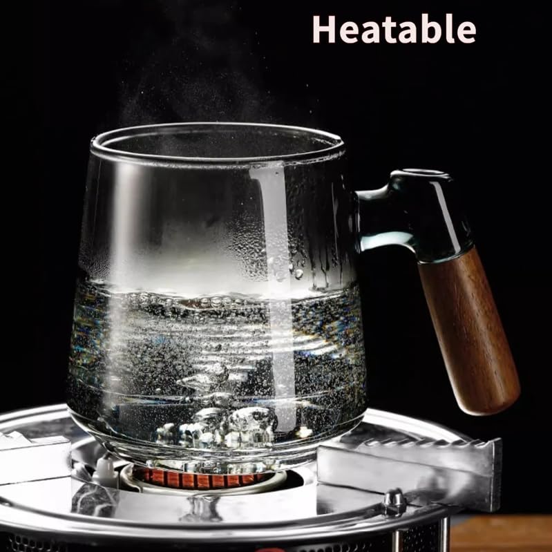Gift-ready SHUWEICAO glass tea cup for men