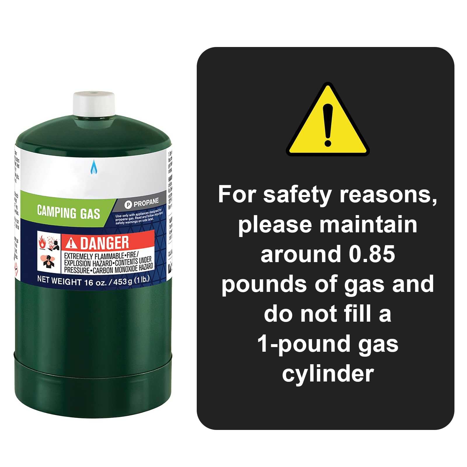 Use of propane adapter with 5-40 lb tanks for various occasions