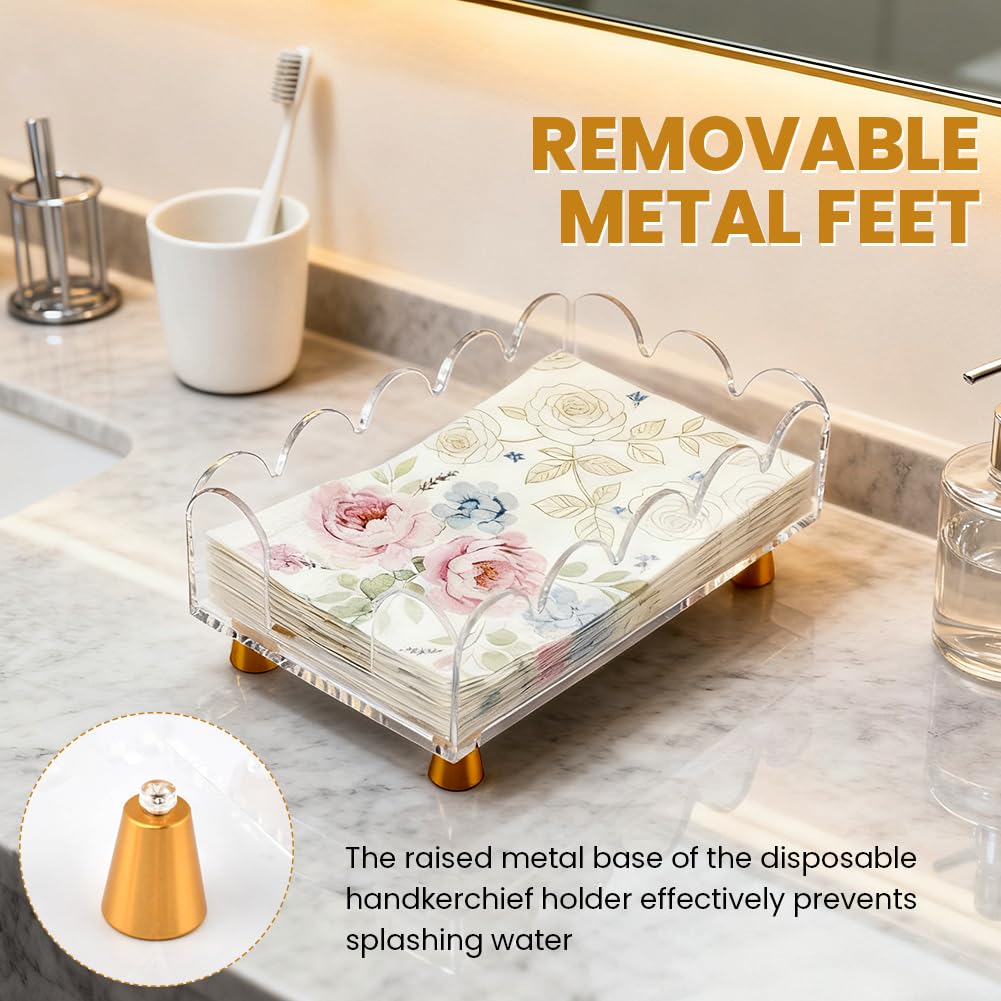 Side-opening napkin holder design for easy access