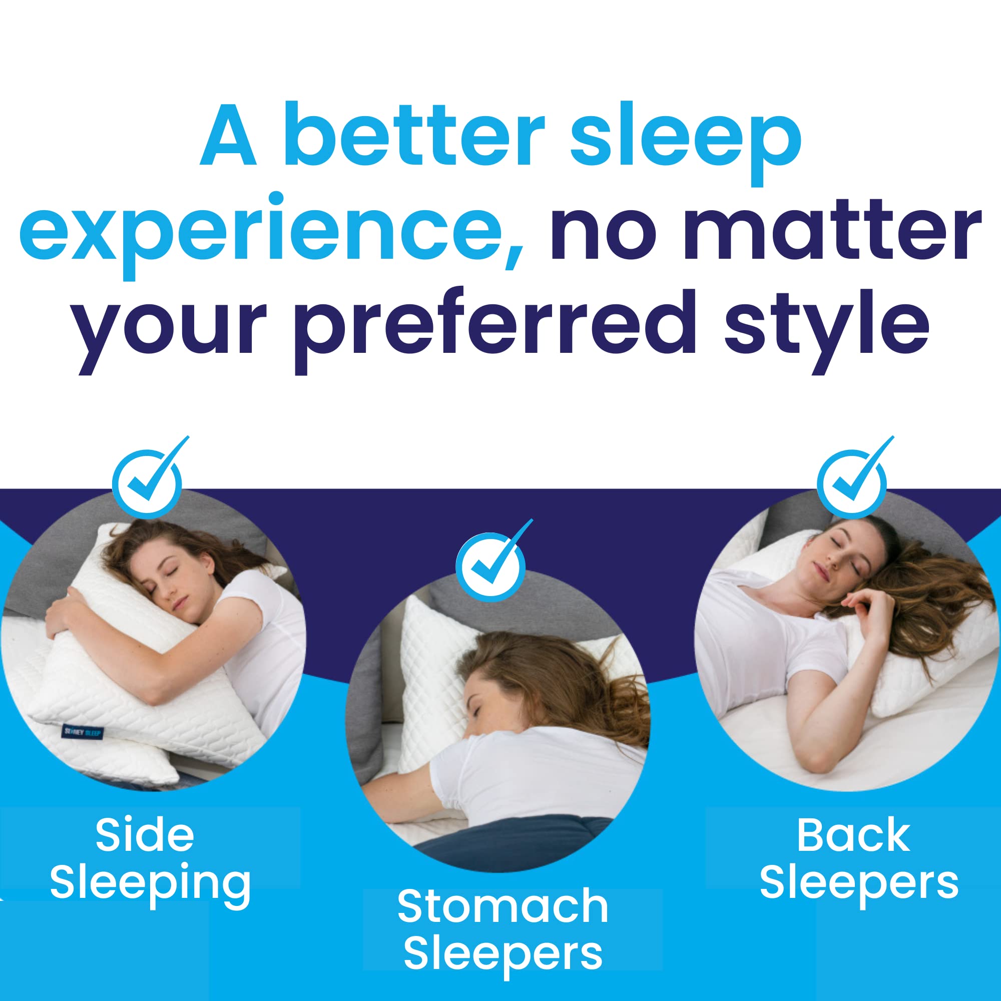 Removable washable outer cover for Sidney Sleep pillow