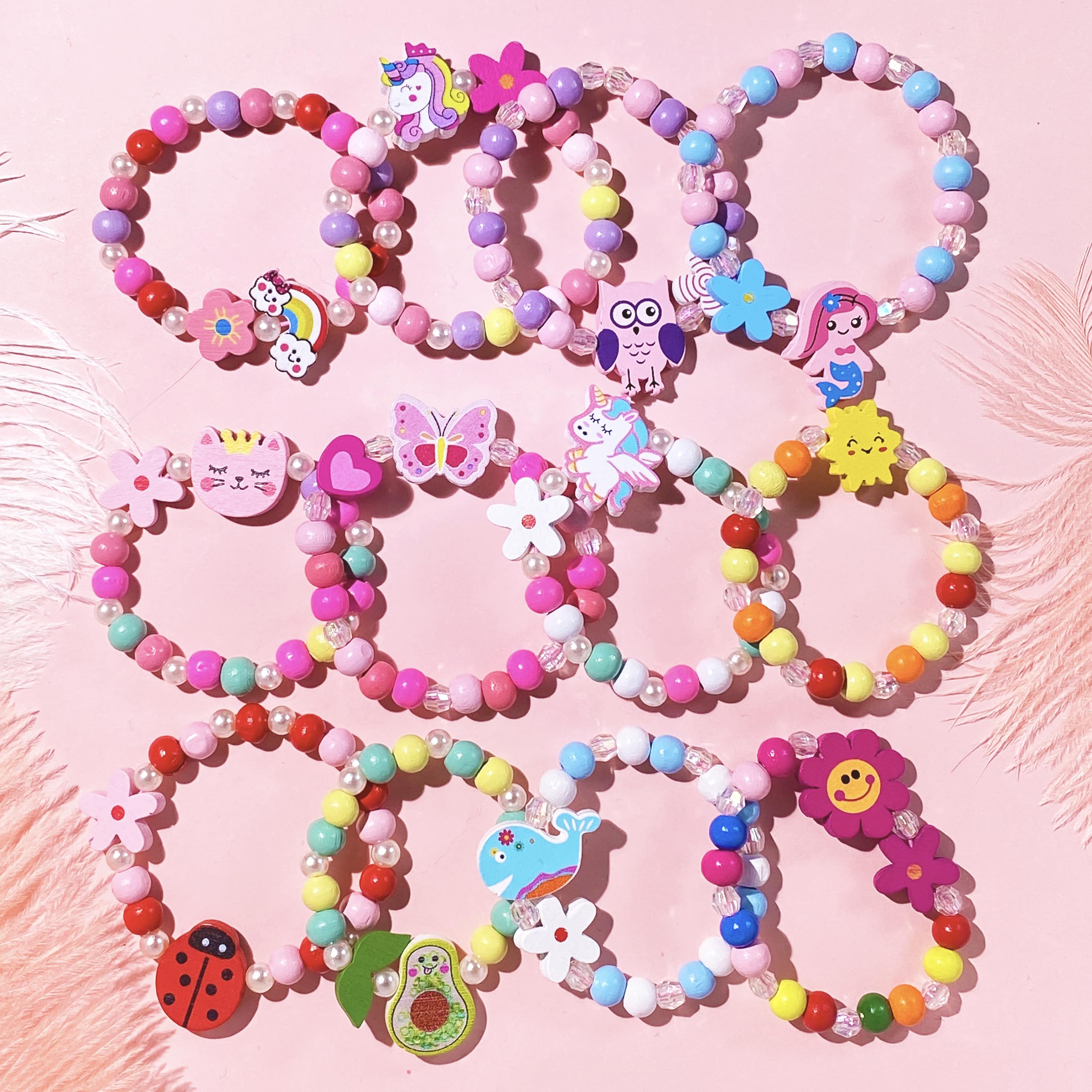 Notice age 3 and up for SIELEVIN 12 PCS bracelets