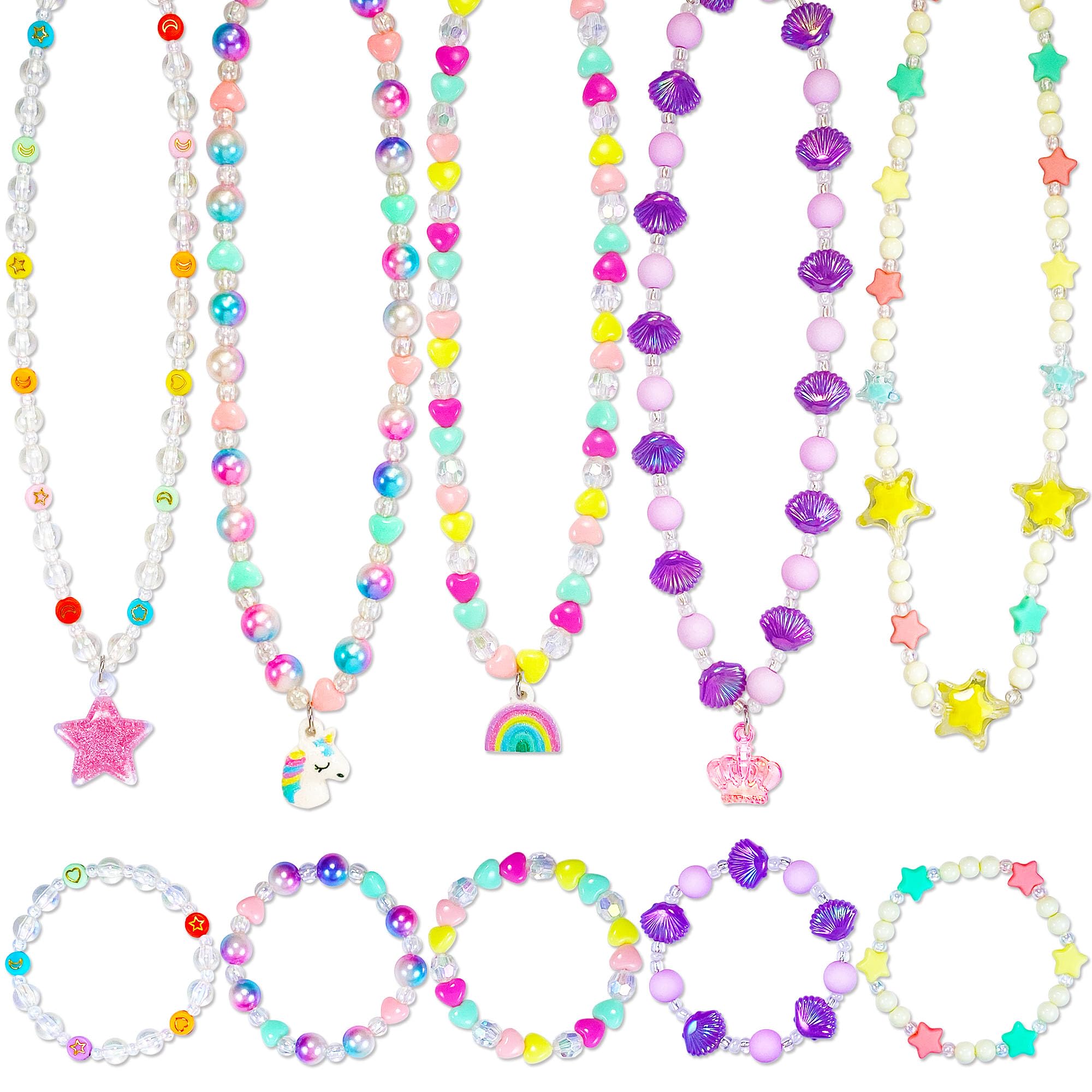 SIELEVIN kids jewelry necklace for little girls