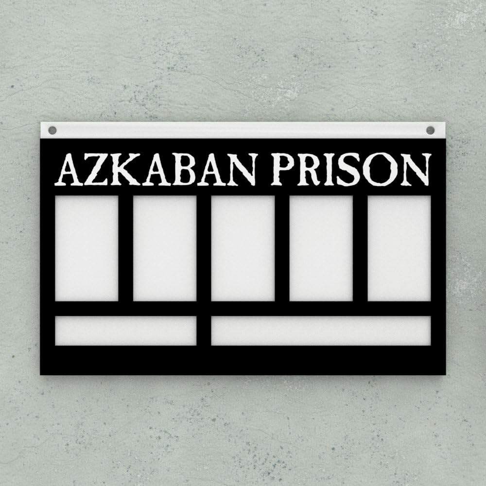 Compact 6 inch Sign Azkaban Prison plaque